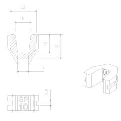 TECHPULLEY SP10(4pcs) KAYDIRICI KIZAK (Slider)