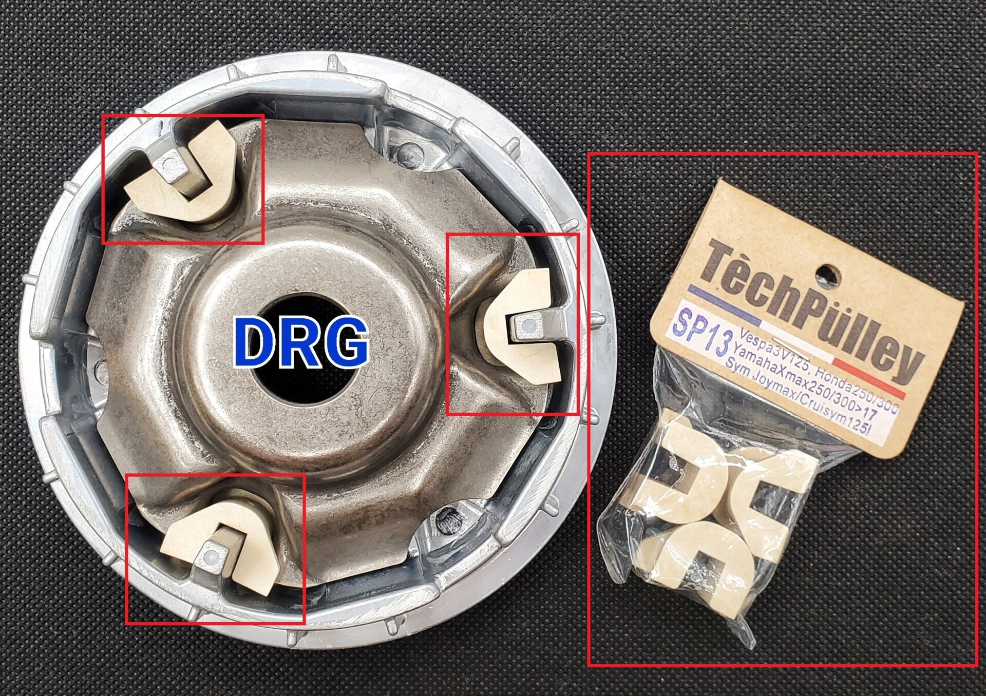 YAMAHA XMAX 250/300 (2018 ve üzeri) KAYDIRICI KIZAK(Slider)