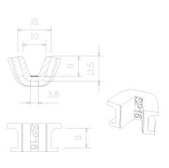 SYM GTS250 / JOYMAX250 KAYDIRICI KIZAK(Slider)