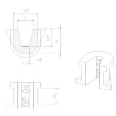 PİAGGİO X10 350 / Beverly 350 KAYDIRICI KIZAK(Slider)