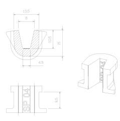 PİAGGİO X10 350 / Beverly 350 KAYDIRICI KIZAK(Slider)