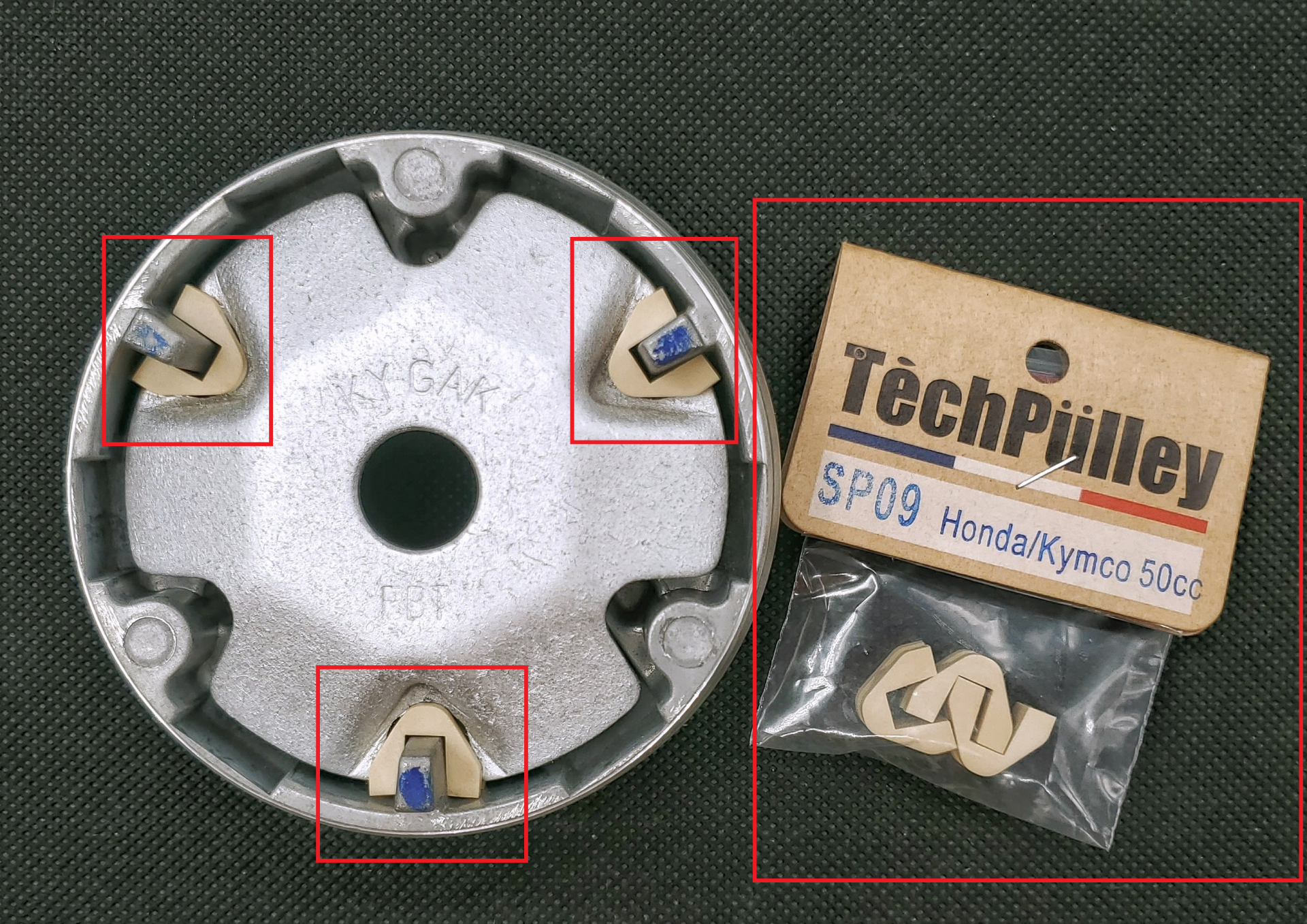 TECHPULLEY SP09(3pcs) KAYDIRICI KIZAK (Slider)