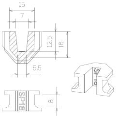 MALOSSİ MULTİVAR 125-300cc (Malossi PN:3713940) KAYDIRICI KIZAK (Slider)