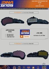 VOGE SR1 125 DNA TEMİZLENEBİLİR PERFORMANS HAVA FİLTRESİ