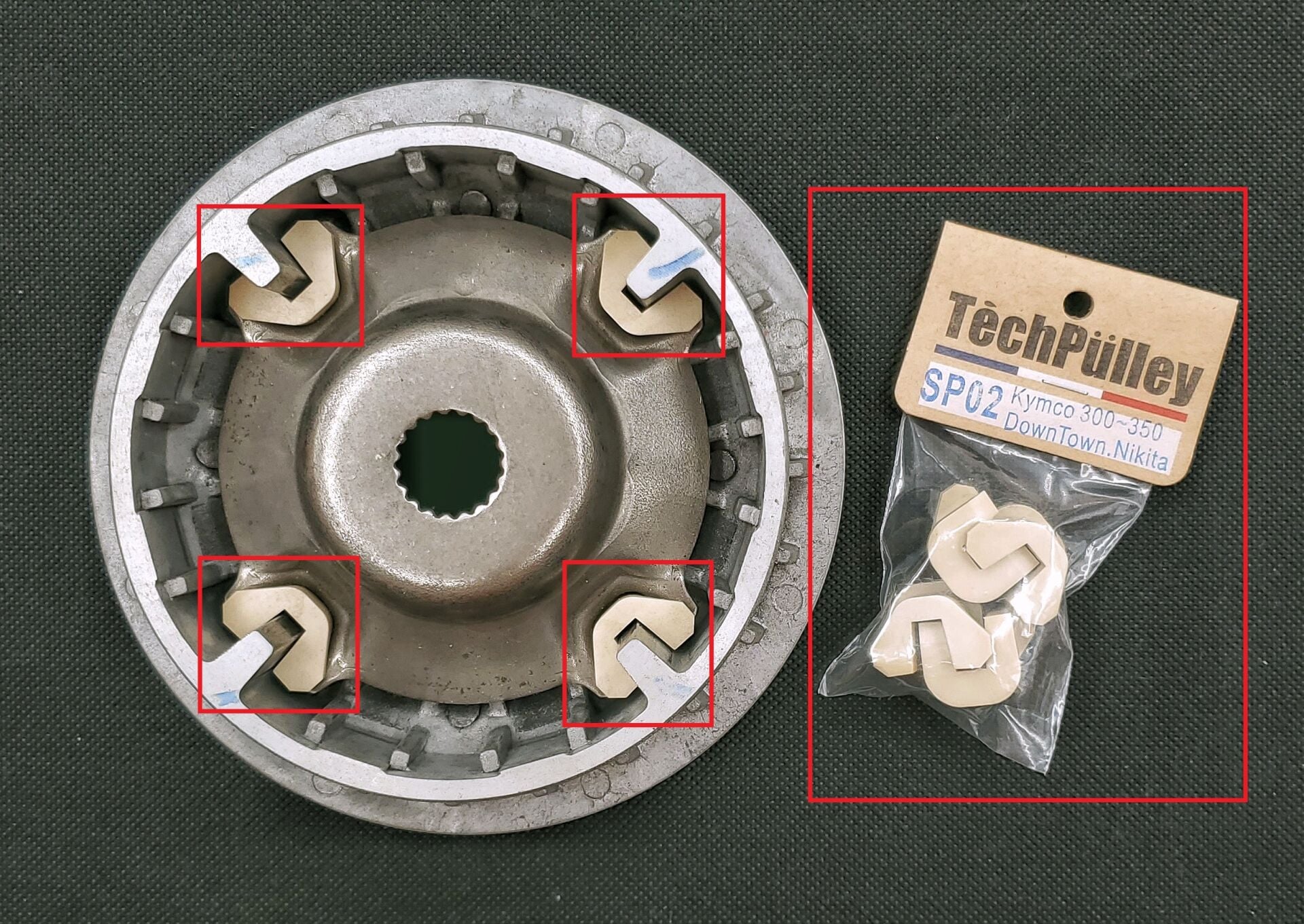 TECHPULLEY SP02(4pcs) KAYDIRICI KIZAK (Slider)