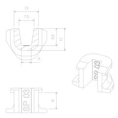 TECHPULLEY SP03(3pcs) KAYDIRICI KIZAK (Slider)