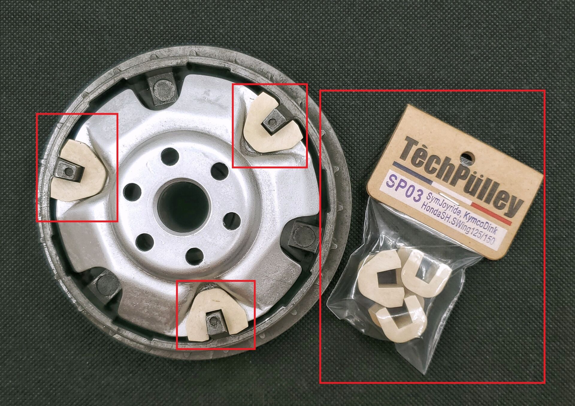 TECHPULLEY SP03(3pcs) KAYDIRICI KIZAK (Slider)