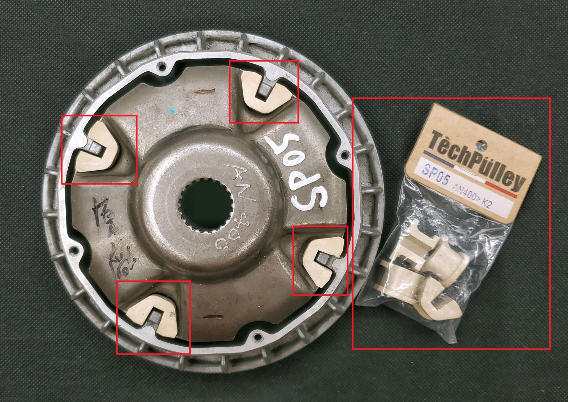 TECHPULLEY SP05(3pcs) KAYDIRICI KIZAK (Slider)