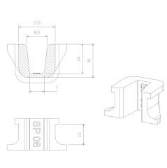 TECHPULLEY SP06(4pcs) KAYDIRICI KIZAK (Slider)