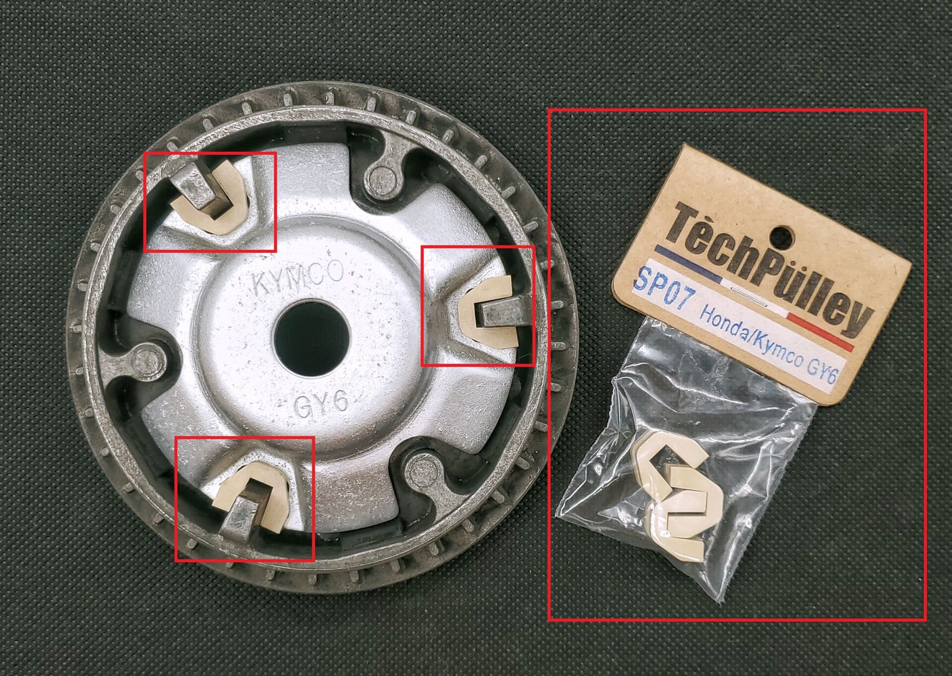 TECHPULLEY SP07(3pcs) KAYDIRICI KIZAK (Slider)