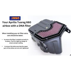 Aprilia Tuareg 660 (21-25) DNA TEMİZLENEBİLİR PERFORMANS HAVA FİLTRESİ